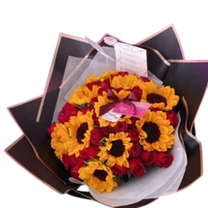 Combo donas & rosas con girasol 🥰