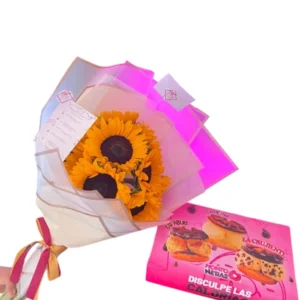 Girasol🌻 con 🍩 combo perfecto 😍