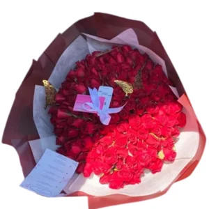 Ramo buchón de 150 rosas