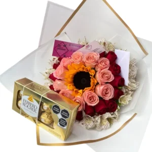 Ramo combinado con caja de Ferrero