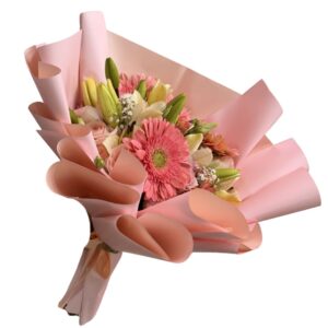 Gerberas, lirios y mix de flores